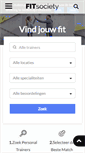 Mobile Screenshot of fitsociety.nl