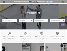 Tablet Screenshot of fitsociety.nl